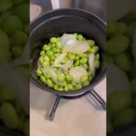 【短時間ですぐ出来る👍枝豆のポタージュ】#shorts #short #簡単レシピ #枝豆 #ポタージュ #夏野菜 #スープ #冷製スープ #自炊 #時短レシピ