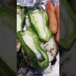 トオスタアで焼き野菜　ご飯　パンにも合いそう