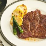 万能ドレッシングで!牛肉のステーキ 夏野菜添え