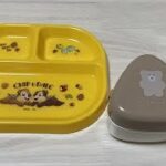 おうちごはんは【セリア購入品のランチプレート】お弁当はおにぎりケースで【おにぎらず弁当】