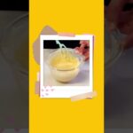 【簡単スイーツ】ホットケーキミックスで作る簡単南国風ケーキ🏝 Easy tropical cake with coconut milk #shorts