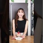 歌姫スイーツ♬【ピーチメルバ】の作り方 #Shorts