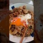 温玉の一番美味しい食べ方 #shorts #料理 #レシピ #牛丼 #温玉