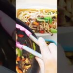 【お弁当作り】和風だし香る！焼きうどん弁当 #shorts