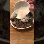 【簡単料理レシピ】 新時代牛丼！  生白菜と韓国のりで美味しく！ #shorts