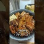 野菜多めの健康的な夜ご飯 #shorts