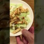 【簡単料理レシピ】 焼き油揚げ＆生キャベツポン酢！   おつまみキャベツを美味しく！ #shorts