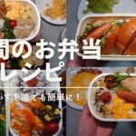 【お弁当作り】一週間のお弁当記録:人気レシピ簡単ですぐマネできるおかず