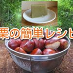 栗を使った水ようかん風スイーツの作り方
