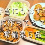 平日に楽できる副菜たち/常備菜/作り置き/レシピ/副菜レシピ/料理/料理動画/管理栄養士