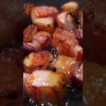 米国ベーコンで最強カリカリ丼【ASMR】 #shorts