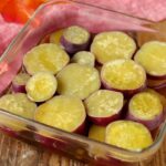 【さつまいもの甘煮】レンジで簡単!お弁当のおかずにもおすすめレシピ♪|macaroni(マカロニ)