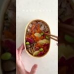 吹き寄せ弁当の詰め方🍁#shorts #お弁当 #曲げわっぱ #かりん本舗
