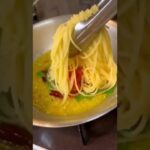 【簡単パスタレシピ】ぺぺ明太子スパゲッティ