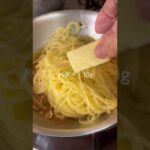【簡単パスタレシピ】ベーコンとしめじの和風パスタ