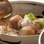 《秋》里芋の揚げ出し麺【半生うどん】胃腸回復レシピ