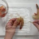 料理プロセス・えびと緑の野菜のくるみみそ【レシピ・ラボ】