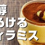 生クリームなしで簡単に作れる本格ティラミスの作り方。とろける食感の手作りスイーツ【人気の手作りお菓子】