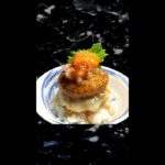 薬味たっぷり！つくねバーグ丼！