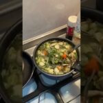 【癒され過ぎ注意♨️不思議なパワーあげます】野菜スープも明日への活力‼️🎃✨ ディルとニンニク大量投入じゃ〜❗️🍀✨
