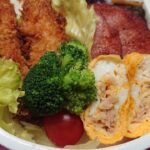 【お弁当作り】旦那さんおすすめぶりの照り焼き!お弁当の詰め方とお味噌汁!