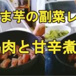【さつまいもと鶏肉の甘辛煮】サツマイモの簡単で美味しい副菜レシピ