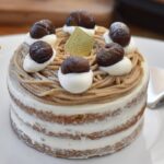 【百均の甘栗で】モンブランショートケーキの作り方☆ミキサー不要・マロンペースト、渋皮煮不使用!リーズナブルな美味しいモンブラン 簡単で美味しいマロンクリーム ダイソーのむき甘栗2袋でOK