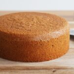 コーヒースポンジケーキの作り方☆栗と相性抜群のふわしっとりなコーヒースポンジケーキのレシピ  簡単で失敗しない作り方　どんな大きさの型でもOK☆モンブランなど栗のケーキにぴったり!