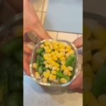 【お弁当作りbento】【3品弁当】🍱ジャーマンポテト・カニカマ入りの卵焼き・インゲン、舞茸、コーンのマヨサラダ #Shorts #お弁当 #bento