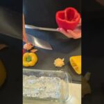 パプリカdeトマトとチーズのオーブン焼き　@ダイエット♡マリリン　#パプリカレシピ