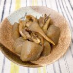 #レシピ #料理 #時短 #お弁当　まいたけとこんにゃくの甘辛炒め