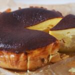 絶品! キャラメルりんごの濃厚バスクチーズケーキの作り方☆簡単で美味しいりんごのバスチーのレシピ