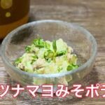 簡単お弁当のおかずにもなる／ツナマヨみそポテトサラダ／豆苗使い切りレシピ