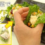 余った野菜が華麗に変身！『チョップドサラダ』噛むほどに色んな味がする！特製ドレッシングと共に♪料理 レシピ 簡単