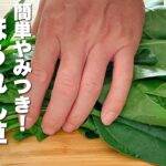 【ほうれん草の簡単レシピ】あえるだけ！やみつき【お弁当】