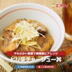 【レシピ】ピリ辛チャーシュー丼