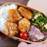 煮汁は○○につけて!鶏肉みぞれ煮風のお弁当【 10分弁当 】包丁もまな板もいらない 【 bento 】(433)