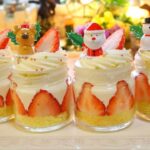 保存瓶で作る簡単☆クリスマスケーキの作り方【100均】映えスイーツ Christmas cake Recipes｜Coris cooking