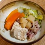 冬レシピ　 豆腐と野菜の煮つけ