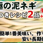 人気！手抜き！やみつき長ネギ(泥ネギ)レシピ2品+1品。健康レシピ 高血圧 作り置き 常備菜 副菜 おつまみ 大量消費 節約 風邪予防 免疫 ダイエットレシピ