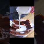 レンジ3分!材料4つでチョコケーキの作り方🍫