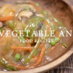 【料理】たらの野菜あんかけ【作り方】字幕 Food Recipes