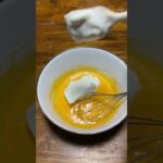 ヨーグルトで作る、ふわふわスフレケーキの作り方！#shorts