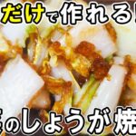 【白菜の生姜焼き】白菜で作る簡単レシピ!美味しいおかずの作り方/白菜レシピ/作り置きおかず/お弁当おかず/白菜大量消費/野菜料理【あさごはんチャンネル】