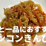 レンコンきんぴらの作り方・レシピ　副菜！常備菜！あと一品におすすめ
