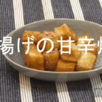 厚揚げで副菜~簡単レシピ