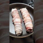 【豚しょうが焼きもち】夜中のおつまみと翌日のお弁当の1品に。 #男の真夜中クッキング #豚の生姜焼き #お餅