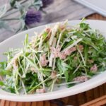 【無限水菜】ツナ缶が決めて!メイン食材2つで絶品レシピ♪|macaroni(マカロニ)