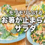 野菜がモリモリいけちゃう😋👍お箸が止まらんサラダレシピ  3選✨　野菜の大量消費/簡単レシピ/時短レシピ/節約レシピ/ヘルシーレシピ