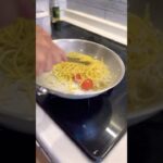 しらすのパスタ。僕の夕ご飯です。 #レシピ #pasta